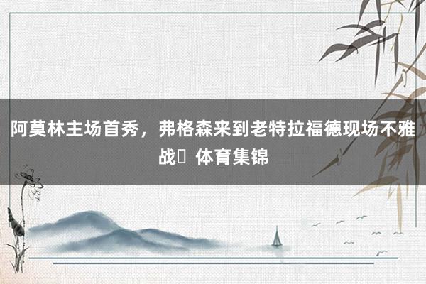 阿莫林主场首秀，弗格森来到老特拉福德现场不雅战❤体育集锦