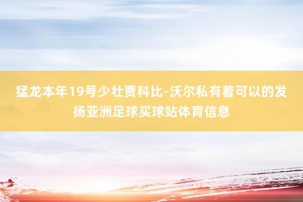 猛龙本年19号少壮贾科比-沃尔私有着可以的发扬亚洲足球买球站体育信息